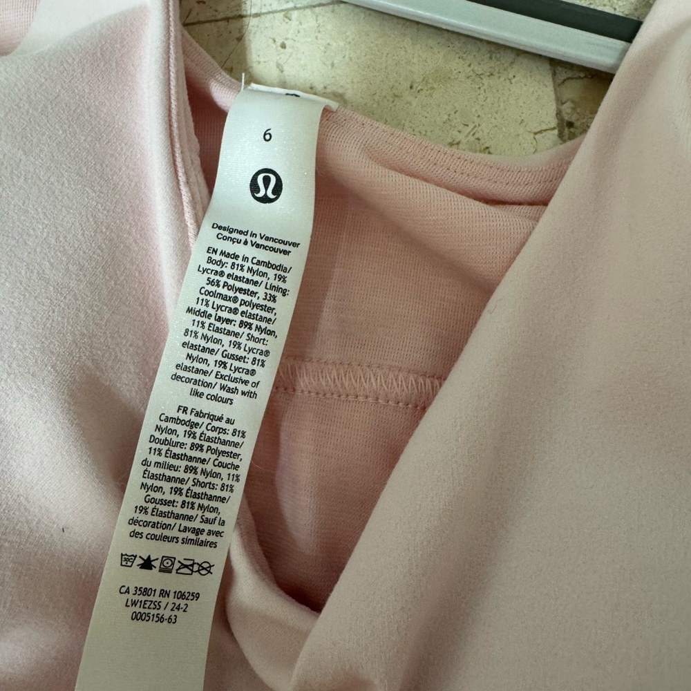 Lululemon Athletica Soft Pink Top - Picture 4 of 4